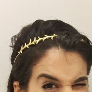 Gold plated tree halo